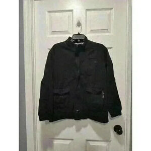 Vintage Y2K O’Neill Black Full Zip Jacket Lined Outdoor Skate‎ Mens XL EUC!